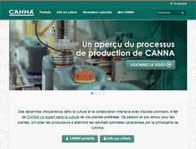 Tablet Screenshot of canna.fr