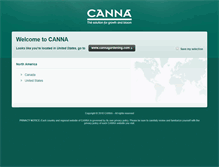 Tablet Screenshot of canna.com